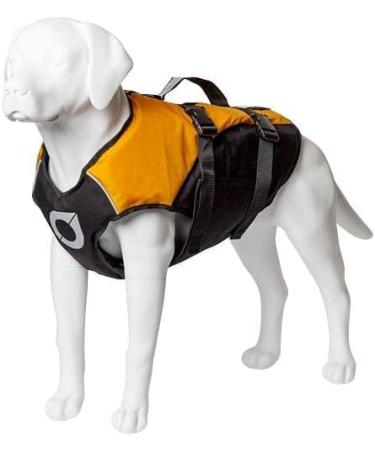 Stunt Puppy Float Doggy Life Jacket Mango M Wide Medium Wide Mango