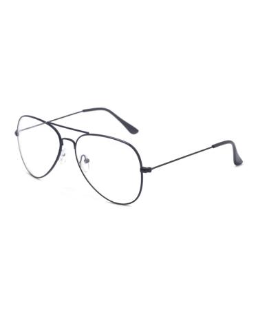 ALWAYSUV classic glasses metal frame glasses frame vintage glasses decorative glasses black