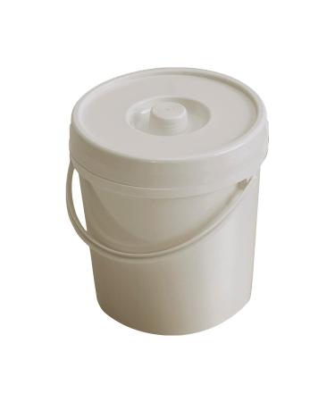 Diaper pail 12l white with lid and handle d 27 5cm