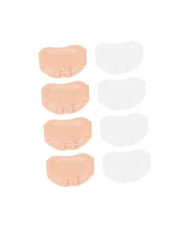 LIFKOME 4pairs Nursing Clip Board Toe Straightener Protector Bunion Pads Bunion Toe Brace Foot Hallux Valgus Toe Separators Orthotics Gel Splitter Correction