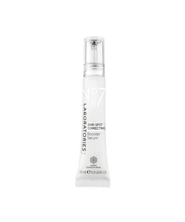 No7 Laboratories Dark Spot Correcting Booster Serum - Vitamin C + Emblica Brightening Complex for Age & Dark Spots - Sun Spot Corrector Face Serum (0.5 fl oz)