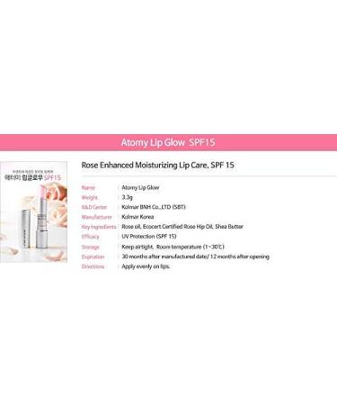 Atomy Lip Glow 3.3g - Hydrating Lip Balm for Soft and Nourished Lips - Buy Online on GoSupps.com