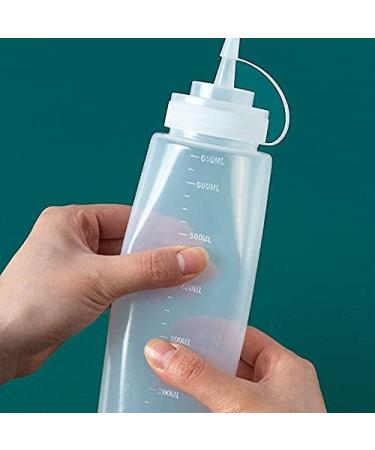 ESUKAR Oil Bottle 400ml Plastic Oil Bottle Seasoning Ketchup Salad Dressing Mustard Olive Oil Bottle - Buy Online on GoSupps.com