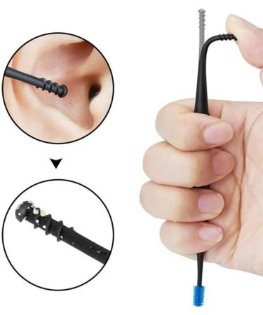 Portable Ear Cleaner Stainless Steel Ear Spoon Set Stainless Steel Ear Wax Remover Reusable Stainless Steel Ear Wax Remover Set Ear Wax Easily Removed Ideal for Personal and Home Use Blue - Buy Online on GoSupps.com