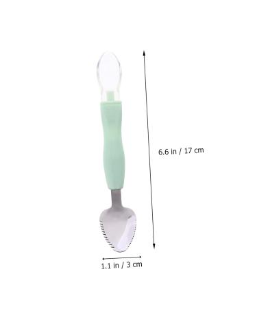 Toddmomy Toddler Cutlery Set - 3-Piece Silicone Baby Food Feeder & Spoon Set - Safe & Easy Eating for Kids - Ideal for Dessert & Feeding - 17x3x1cm - Buy Online on GoSupps.com