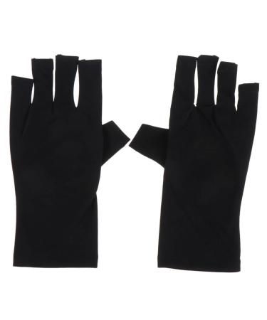 FOMIYES 5 Pairs Nail Gloves Gloves for Gel Manicure Sun Gloves for Women UV Hand Protection Gloves for Nails Fingerless Driving Gloves Nail Polish Short Women's Polyester - Buy Online on GoSupps.com