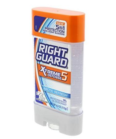 Right Guard Xtreme Gel Defense 5 Arctic Refresh 4oz (118ml) - 2 Pack - Buy Online on GoSupps.com