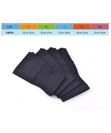 Buy Black Skin Wrist Support Compression Sleeve & Palm Hand Brace for Carpal Tunnel Relief (XL) - International Shipping Available - Buy Online on GoSupps.com