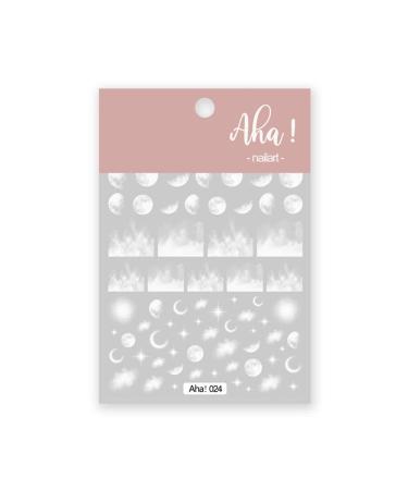 DIY Nail Design Beauty Accessories Manicure White Cloud Nail Art Stickers Decals Nail Decoration Self-Adhesive(Aha024)