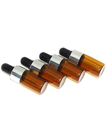 12pcs 3ml Mini Glass Drip Bottles | Brown Essential Oil & Perfume Bottles with Pipette - Portable Aromatherapy Holders - Buy Online on GoSupps.com