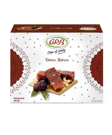 Delicious GRB Halwa - 200g : Traditional Indian Sweets (Dates Halwa)