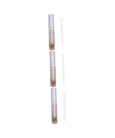 Ipetboom 3pcs Glue Eyelash Adhesive Double Eyelid Fake Eyelashes mediumx3pcs As Shownx3pcs
