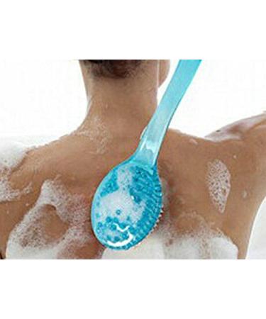 Premium Long Reach Bath Brush with Massager | Exfoliating Spa Type 14.75 - Buy Online on GoSupps.com
