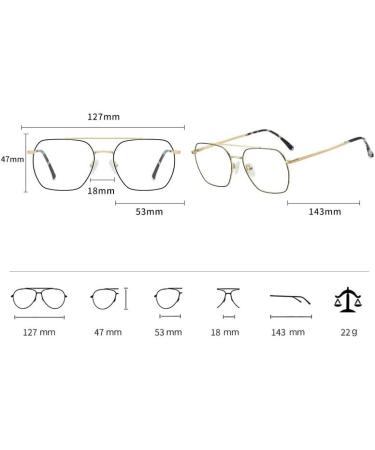 Zhuyiqz Anti-UV Aviator Reading Glasses +200 - Classic Tortoiseshell Anti-Blue Light Computer Glasses - Buy Online on GoSupps.com