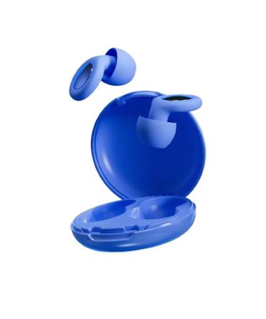 Noise-Canceling Sleep Earplugs - Professional Noise-isolating Earplugs 45 DB Noise Reduction Washable and Reusable Eco-Friendly Sleep Aid(Blue)