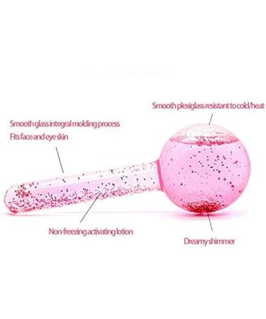 Grendly 2x Beauty Ice Hockey Facial Massage Stick - Crystal Glass Wave Roller in Purple | Enhance Your Skin Care Routine - Buy Online on GoSupps.com