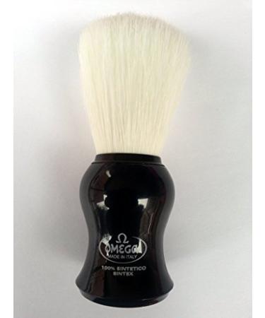 Omega Shaving Brush # 90065 Syntex 100% Synthetic Navy Blue by OMEGA