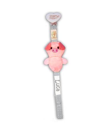 Zigozago Pacifier Chain with Plush Pig - Adorable & Secure Baby Accessory - International Shipping Available - Buy Online on GoSupps.com
