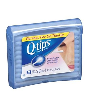 Q-tips Swabs Purse Pack - 30 Each (Pack of 2) - Convenient Travel Size - Buy Online on GoSupps.com