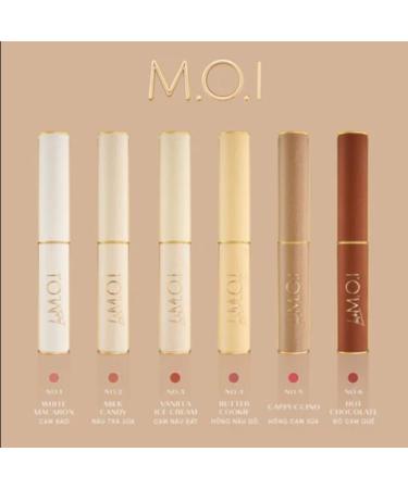 M.O.I Premium Love Matte Lipstick No.2 - Milk Candy | Limited Edition Long-Lasting Matte Finish - Perfect for All Skin Types - 1 Ounce - Buy Online on GoSupps.com