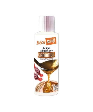 D co Relief - Liquid Caramel Flavour 125ml - Food Flavour for Baking Cooking - Professional Ingredient