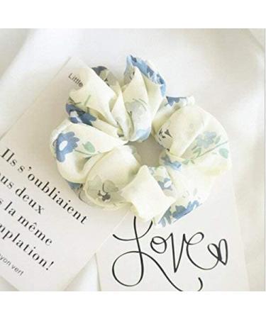 RECTYO GALLERY Set of 6 Pieces Large Women's Chiffon Flower Hair Scrunchies Hair Bow Chiffon Ponytail Holder Style 2 - Buy Online on GoSupps.com