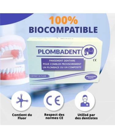 Lead Bath Tooth Plaster for Enhanced Retention | International Shipping Available - Buy Online on GoSupps.com