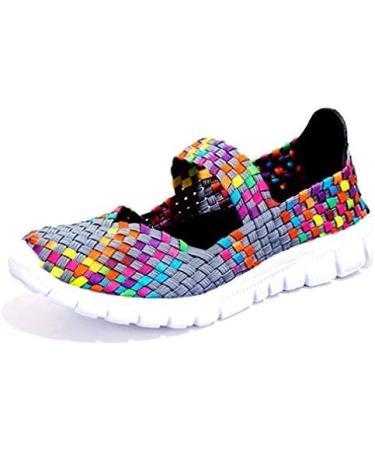 Women's Lightweight Elastic Trainers - Comfort Slip-On Sport Water Shoes - 41.5 EU Gray | International Shipping - Buy Online on GoSupps.com