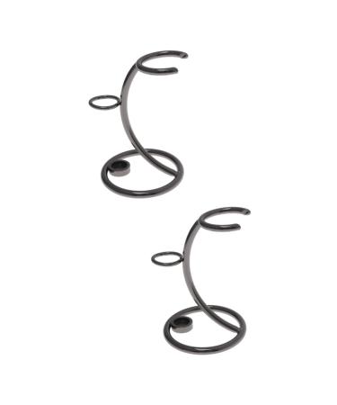 Beaupretty 2st razor stand Razor holder holder for razor shaver razor tool stand men's razor for traceless razor holding adjust brush holder beard man