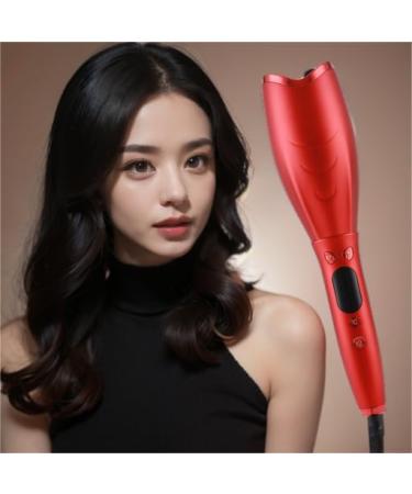 Automatic Hair Curler Hair Curling Iron Hair curlers with 7 Temp & Timer & Dual Voltage 1.25"" Large Barrel Automatic Curling Iron Fast Heating Auto Shut-Off Spin Iron for Lasting Styling