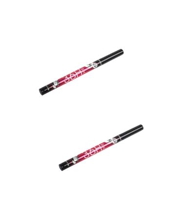 Ipetboom 2pcs Liquid Cosmetics Makeup Black Eyeliner Waterproof 1 count (Pack of 1) As Shownx2pcs