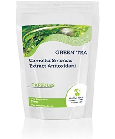 Green Tea Extract 850mg Capsules - Antioxidant Health Supplement with Camellia Sinensis - 30 ct - Buy Online on GoSupps.com