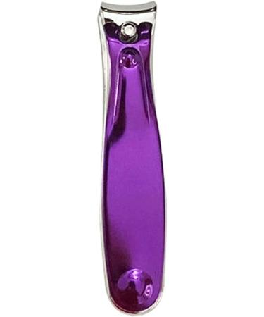UNbit Nail Clipper Purple Nail Art Clipper Carbon Steel Pedicure Scissors Trimmer Nails Cuticle Clipper Manicure Edge Cutter Scissor Nail Tool - Buy Online on GoSupps.com