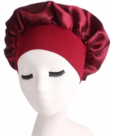 Satin Bonnet for Sleeping | Silk Hair Bonnet for Black Women | Curly Hair Protection - Buy Online on GoSupps.com