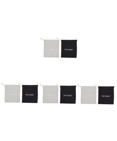 Balacoo 8 Pcs Hair Dryer Storage Bag Bracket Travel Universal 33x30x0.5cmx4pcs Assorted Colorx4pcs