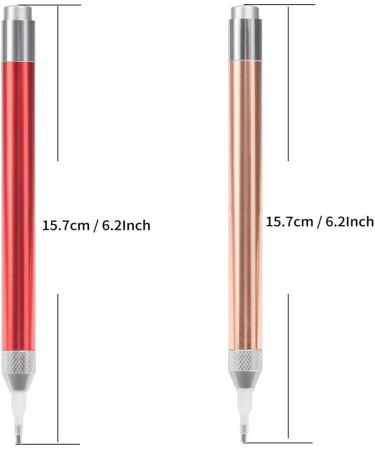 LED Diamond Painting Illumination Pen 2Pack - Art Lighted Pen for 5D Gem Jewel DIY Projects - Embroidery Tool for Adults and Kids - Buy Online on GoSupps.com