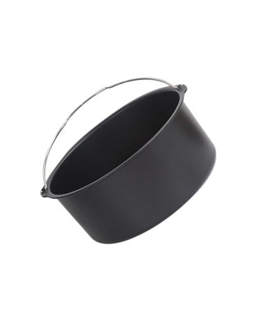OUNONA Airfryer Oven Kitchen Supplies Turkey Fryer Frying Fryer Toaster Oven Household Frying Pan Oven Oilless Cooker Tempura Deep Fryer Turkey Deep Fryers Air Fryer Oven Self Made Basket 17.2*15CM Black