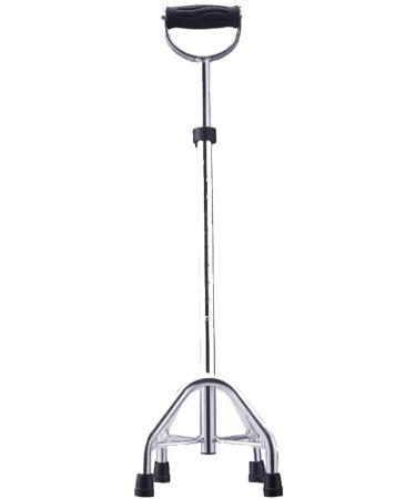 Four Legs Wand Aluminum Alloy Old Cane Stainless Steel Four Court Stretcher Adjustment Heavy Walker HEI Adjustment Interesting