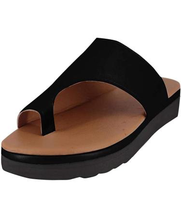 Bunion Sandals for Women with Arch Support - Black, Size 8 | Bunions Correction Women's Sandals - Buy Online on GoSupps.com