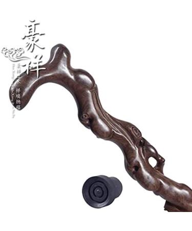 Cane Crutch Solid Wood Cane Root Carving Black Rosewood Whole Material Mahogany Walking Stick African Ebony Tree Root Carving Crutches Suitable for Elderly Gifts crutch-11.19 powerfully - Buy Online on GoSupps.com