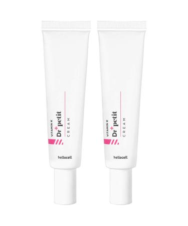 hellocell Vitamin K Doctor Petit Cream 2 bundle - Bruise  Eyebags  Sunburn  Bags  Dark Spots  Circle  Face  Body  Pocket Size  Handy  1 Oz