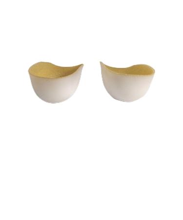 1 Pair Translucent Heightening Insoles Plantar Heel Cup Inserts Heel Pads for Shoes Shoe Inserts for Women Clear Heel Coaster Set of Feet White Men and Women White 11x3.5cm