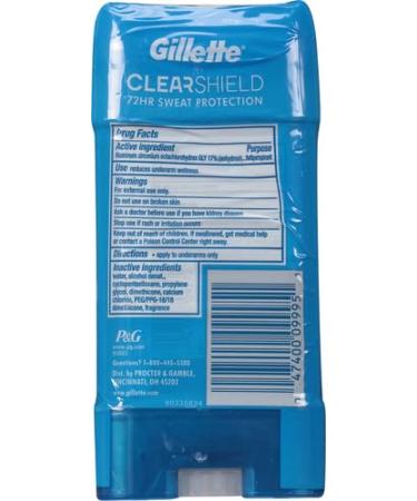 Gillette Endurance Antiperspirant / Deodorant Cool Wave Clear Gel 3.8 Ounce (Pack of 2) Packaging may Vary Cool Wave 3.8 Ounce (Pack of 2) - Buy Online on GoSupps.com