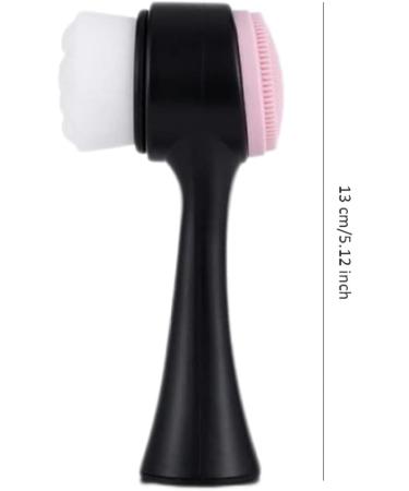 Face Scrubber Manual Face Wash Brush Silicone Facial Cleansing Brush 2 in 1 Face Cleansing Brush for Deep Cleaning Exfoliating - Buy Online on GoSupps.com