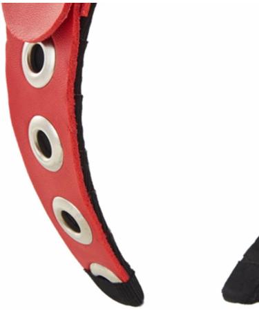 TQUXNGA PU Leather Headband Gothic Tiaras Leather Buckle Headband Rock Headband Punk Headband Steampunk PU Leather Headpiece Red - Buy Online on GoSupps.com