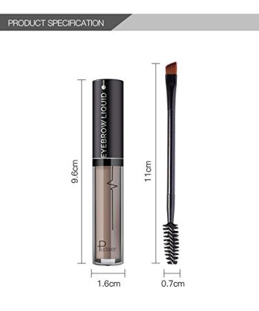 Waterproof Long Lasting Eyebrow Cream Gel - #3 Eyebrow Tinting with Brush | Fade-Resistant Liquid Formula for Perfect Brows - Buy Online on GoSupps.com