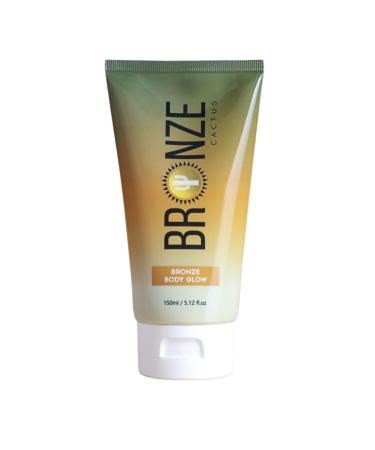 Bronze Cactus Pearlescent Body Glow After Tan Lotion Vegan Cruelty-Free | Restores & Calms Skin After Self-Tanning | Adds Pearlescent Shine | Dermatologically Tested After Tan Moisturizer | 8 fl.oz