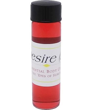 Desire - Type AD For Men Scented Body Oil Fragrance Regular Cap - Red - 1/4 oz. - ID#23961 0.25 Fl Oz (Pack of 1)