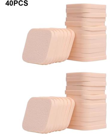 AUklOPVZZ 40pieces Washable Powder Puff For Liquid Makeup Round Face Paint Sponge Reusable Up Pads Wide Applications Makeup Sponge - Buy Online on GoSupps.com
