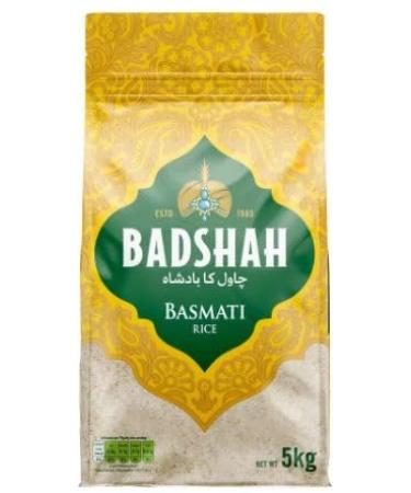 Badshah Basmati Rice 5kg - Premium Long Grain Aromatic Rice
